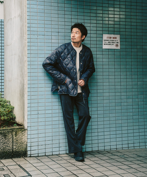 TAION(タイオン)の「TAION / タイオン M65 LINER W-ZIP SHORT DOWN JKT(ダウンジャケット/コート・メンズ・ブラック/カーキ/チャコールグレー/ベージュ・MEDIUM/LARGE/X-LARGE)」の9枚目の写真