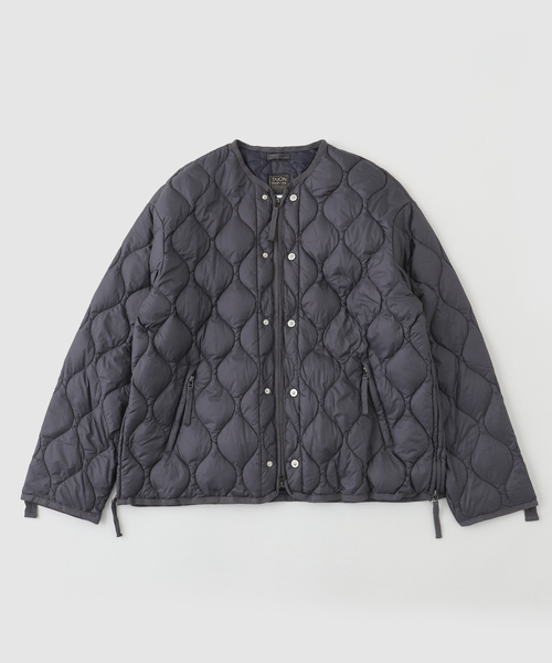 TAION(タイオン)の「TAION / タイオン M65 LINER W-ZIP SHORT DOWN JKT(ダウンジャケット/コート・メンズ・ブラック/カーキ/チャコールグレー/ベージュ・MEDIUM/LARGE/X-LARGE)」の17枚目の写真