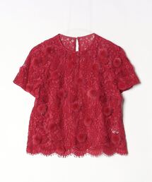 ブランド古着】レディースのトップス（レッド/赤色系・レース）古着