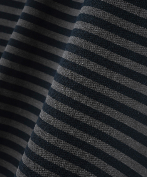 Millo Archive（ミロ アーカイブ）の「スラッシュストライプロングスリーブ[ヴィンテージネイビー]（Tシャツ/カットソー・メンズ・その他・MEDIUM/LARGE/X-LARGE）」の5枚目の写真