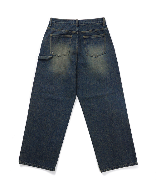 GAKKAI UNIONS（ガッカイユニオンズ）の「ワンタックハンマー ワイドデニムパンツ ヴィンテージブルー（デニムパンツ・レディース・その他・SMALL/MEDIUM/LARGE）」の8枚目の写真