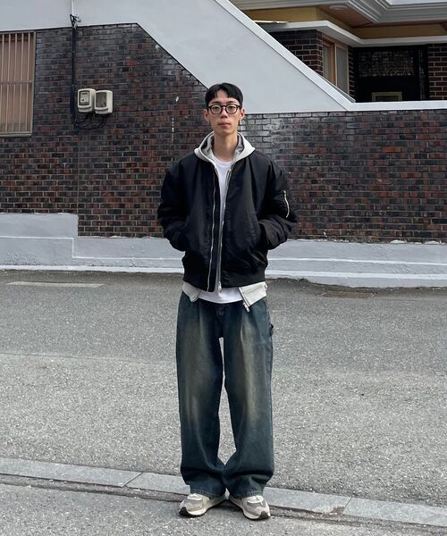 GAKKAI UNIONS（ガッカイユニオンズ）の「ワンタックハンマー ワイドデニムパンツ ヴィンテージブルー（デニムパンツ・レディース・その他・SMALL/MEDIUM/LARGE）」の3枚目の写真