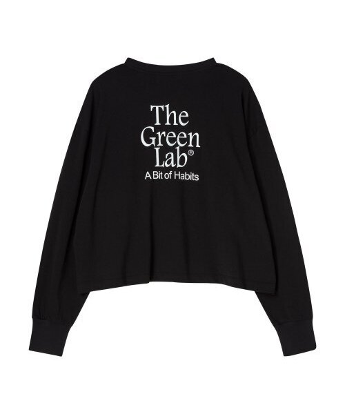 THE GREEN LAB（ザグリーンラボ）の「エッセンシャルクロップ長袖Tシャツ[ブラック]（Tシャツ/カットソー・レディース・その他・FREE）」の7枚目の写真