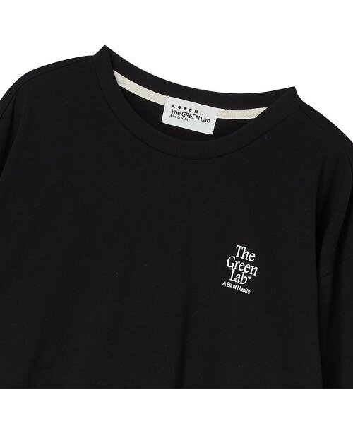 THE GREEN LAB（ザグリーンラボ）の「エッセンシャルクロップ長袖Tシャツ[ブラック]（Tシャツ/カットソー・レディース・その他・FREE）」の8枚目の写真