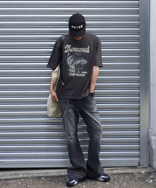 NOMANUAL(NOMANUAL)の「NM ENGINE T-SHIRT - BLACK(Tシャツ/カットソー・レディース・その他・MEDIUM/LARGE/X-LARGE/SMALL)」の11枚目の写真