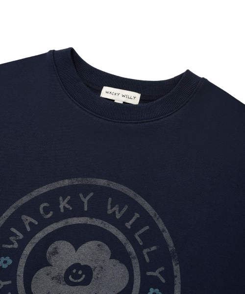 Wacky WiLLy(ワッキーウィリー)の「ウィメンズリリーサークルグラフィックスウェットネイビー(スウェット・レディース・その他・F)」の4枚目の写真