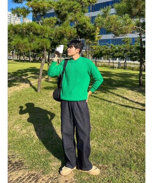 XERO（ゼロ）の「Clean Deep One Tuck Denim Pants [Indigo]（デニムパンツ・メンズ・その他・MEDIUM/SMALL/X-LARGE/LARGE）」の15枚目の写真