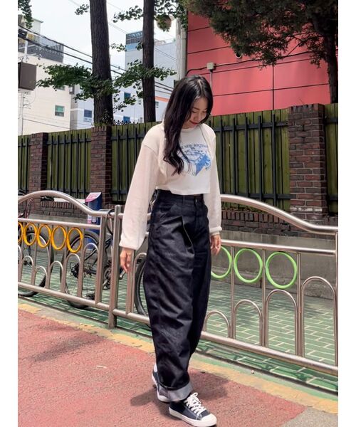 XERO（ゼロ）の「Clean Deep One Tuck Denim Pants [Indigo]（デニムパンツ・メンズ・その他・MEDIUM/SMALL/X-LARGE/LARGE）」の19枚目の写真