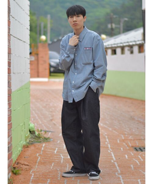 XERO（ゼロ）の「Clean Deep One Tuck Denim Pants [Indigo]（デニムパンツ・メンズ・その他・MEDIUM/SMALL/X-LARGE/LARGE）」の21枚目の写真