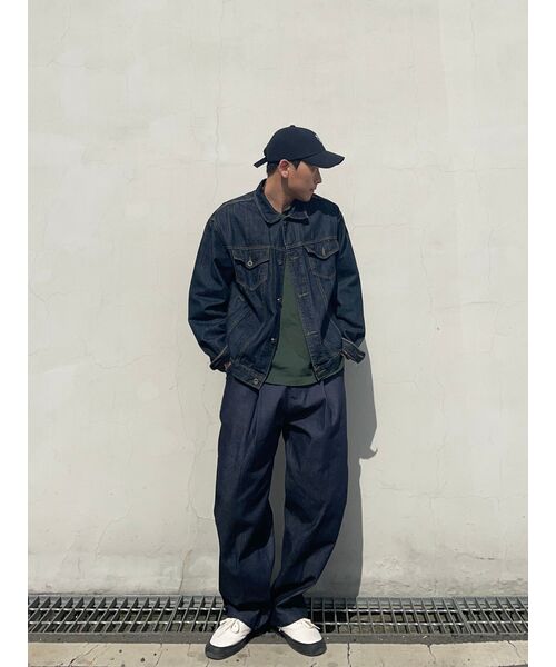 XERO（ゼロ）の「Clean Deep One Tuck Denim Pants [Indigo]（デニムパンツ・メンズ・その他・MEDIUM/SMALL/X-LARGE/LARGE）」の22枚目の写真