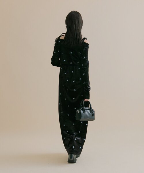 mystic（ミスティック）の「[森川企画]花柄ベロアワンピース（ワンピース・レディース・ピンク・2/1）」の11枚目の写真