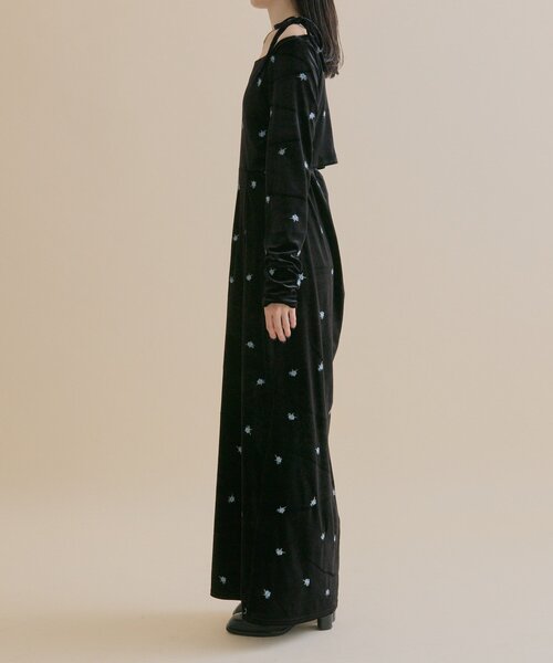 mystic（ミスティック）の「[森川企画]花柄ベロアワンピース（ワンピース・レディース・ピンク・2/1）」の16枚目の写真