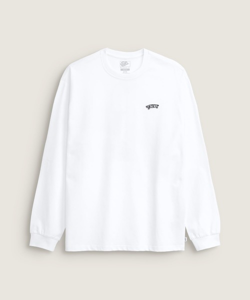 VANS（バンズ）の「YUSUKE HANAI Tシャツ / HANAI LS TEE White VN000SPSWHT1（Tシャツ/カットソー・メンズ・ホワイト・LARGE/MEDIUM/SMALL/X-LARGE/X-SMALL/XX-LARGE）」の2枚目の写真