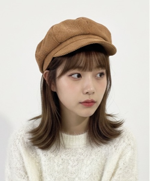 セール】【HIKA】コーデュロイキャスケット（キャスケット）｜HIKA