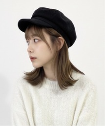 HIKA（ヒカ）の「【HIKA】コーデュロイキャスケット（キャスケット）」