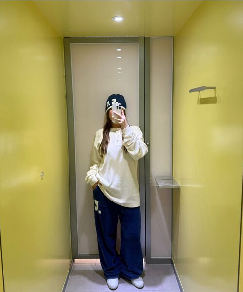 Rest&Recreation(レストアンドレクリエーション)の「REVERSIBLE KNIT BEANIE - NAVY(ニットキャップ/ビーニー・レディース・その他・ONE)」の3枚目の写真
