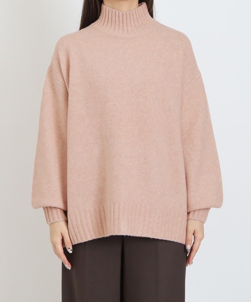 TRUDEA(トルディア)の「ミルドライクハイネックニット(ニット/セーター・レディース・アイボリー/ブルー/チャコールグレー/ピンク・MEDIUM)」の18枚目の写真