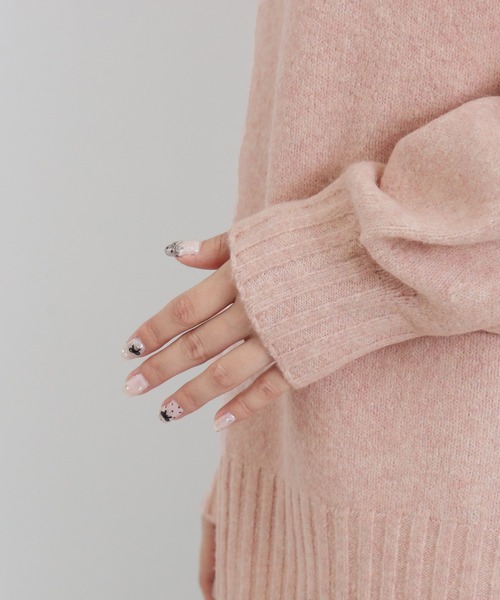 TRUDEA(トルディア)の「ミルドライクハイネックニット(ニット/セーター・レディース・アイボリー/ブルー/チャコールグレー/ピンク・MEDIUM)」の22枚目の写真