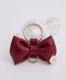 Maison de FLEUR（メゾンドフルール）の「ボリュームリボンキーリング（チャーム）」
