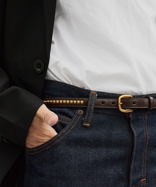 TORY LEATHER/トリーレザー 3/4' CLINCHER BELT ブライドルレザー