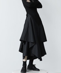 アシンメトリーフレアパンツ