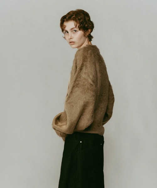 Knuth Marf（クヌースマーフ）の「dalmatian shaggy knit(unisex)（ニット/セーター・レディース・ベージュ/カーキ・FREE）」の16枚目の写真