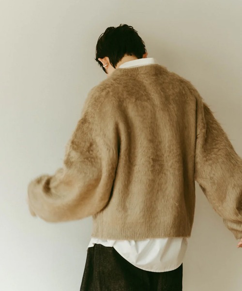 Knuth Marf（クヌースマーフ）の「dalmatian shaggy knit(unisex)（ニット/セーター・レディース・ベージュ/カーキ・FREE）」の22枚目の写真