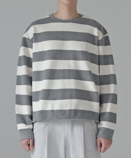 VERYVAIN(ベリベーン)の「GIRDLE SWEAT SHIRTS (GRAY)(スウェット・メンズ・その他・LARGE/MEDIUM)」の1枚目の写真