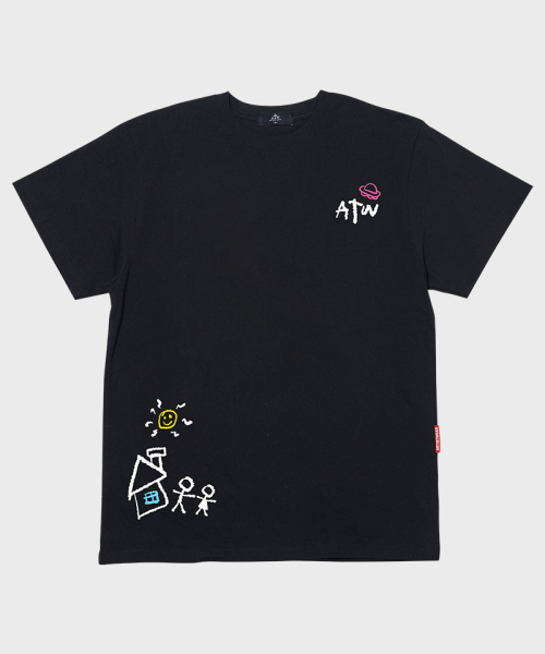 ARTISTWEAR（アーティストウェア）の「[ATW] ミステリーハーフTシャツ（Tシャツ/カットソー・レディース・ブラック・XX-LARGE/LARGE/MEDIUM/SMALL/X-LARGE/XXXX-LARGE）」の11枚目の写真