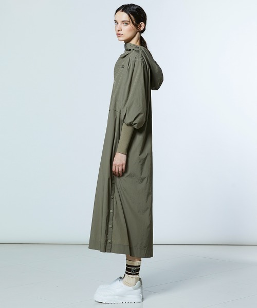 DOUBLE STANDARD CLOTHING(ダブルスタンダードクロージング)の「タイプライター レイヤードワンピース(ワンピース・レディース・カーキ/ブラック・38/36)」の6枚目の写真