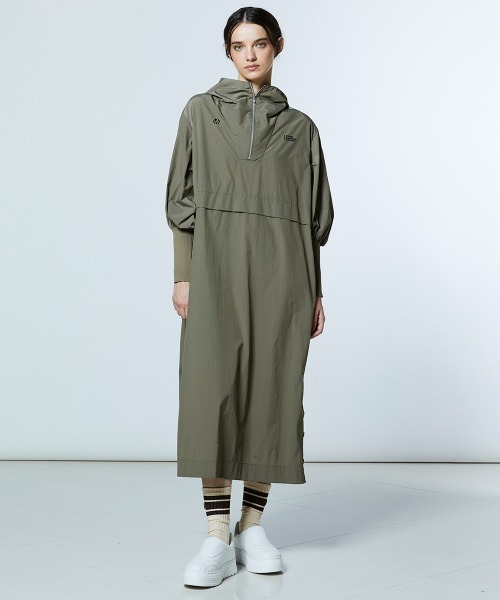 DOUBLE STANDARD CLOTHING(ダブルスタンダードクロージング)の「タイプライター レイヤードワンピース(ワンピース・レディース・カーキ/ブラック・38/36)」の22枚目の写真