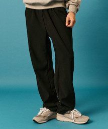 [Fluffy ver.] MEN Winter Banding Wide Slacks Pants [Black] Winter pants ver.