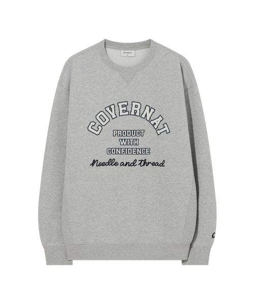 COVERNAT(カバーナット)の「クラシックアーチロゴ スウェット Melange Gray(スウェット・レディース・その他・XX-LARGE/X-SMALL/SMALL/MEDIUM/LARGE/X-LARGE)」の2枚目の写真
