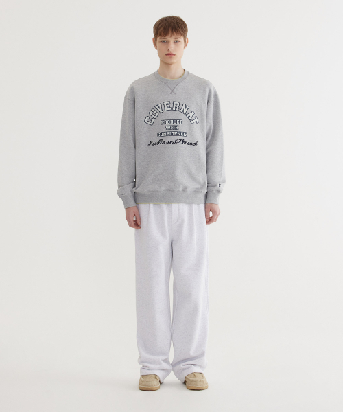 COVERNAT(カバーナット)の「クラシックアーチロゴ スウェット Melange Gray(スウェット・レディース・その他・XX-LARGE/X-SMALL/SMALL/MEDIUM/LARGE/X-LARGE)」の4枚目の写真