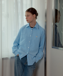 SEERSUCKER SHIRT_BLUE