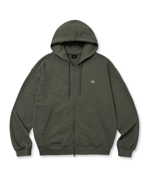 BROWNBREATH(ブラウンブレス)の「TAG HOOD ZIP UP - KHAKI(パーカー・メンズ・その他・MEDIUM/X-LARGE/2XL/LARGE/SMALL)」の1枚目の写真