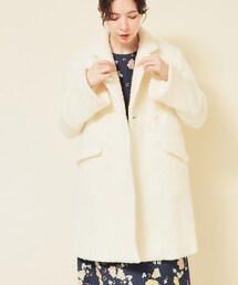 Sunauna（スーナウーナ）の「【COLLECTION LINE】ブークレーコート（チェスターコート）」