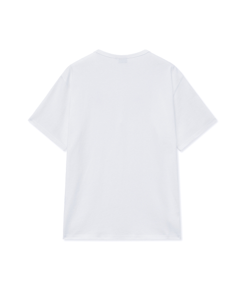 YALE（イェール）の「[2PACK]ヘビーウェイトスネルロゴ半袖Tシャツ_ホワイト/ブルーグレー（Tシャツ/カットソー・レディース・その他・MEDIUM/LARGE/X-LARGE）」の5枚目の写真