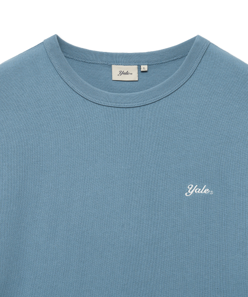 YALE（イェール）の「[2PACK]ヘビーウェイトスネルロゴ半袖Tシャツ_ホワイト/ブルーグレー（Tシャツ/カットソー・レディース・その他・MEDIUM/LARGE/X-LARGE）」の6枚目の写真