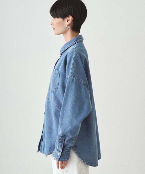 LOUNGEDRESS（ラウンジドレス）の「スウィッチデニムシャツ/ブルー（シャツ/ブラウス・レディース・ブルー・FREE）」の10枚目の写真