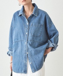 LOUNGEDRESS | スウィッチデニムシャツ/ブルー(シャツ/ブラウス)