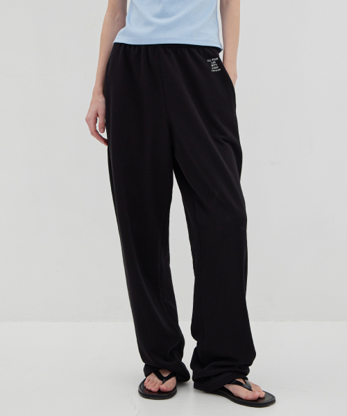 LEVAR(レバー)の「Everyday Soft Sweatpants - Black(スウェットパンツ・レディース・ブラック・FREE)」の1枚目の写真