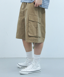COMONINOZ（コモニノズ）の「バミューダカーゴパンツ [ベージュ]（その他パンツ）」