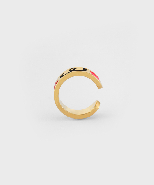 NONENON(ノンノン)の「DOODLE EARCUFF(3mm) SILVER925(18K GOLD PLATED)(ピアス(両耳用)・レディース・その他・FREE)」の4枚目の写真