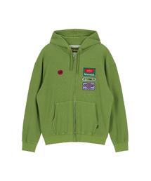 AFTERMATH（アフターマス）の「WAFFLE ZIP HOODIE (GREEN)（パーカー）」