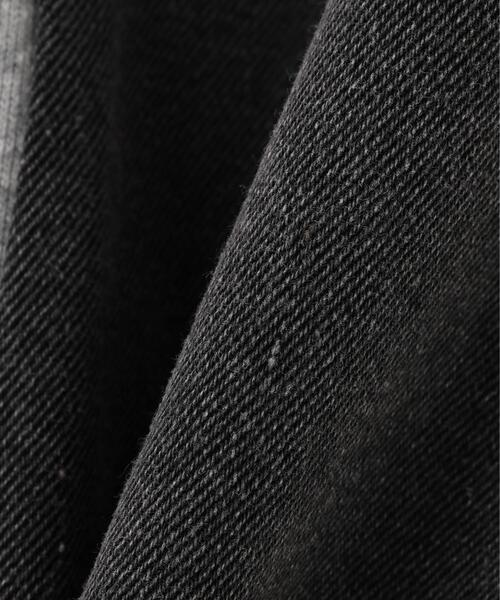 AULA AILA（アウラアイラ）の「AULA AILA/アウラアイラ/別注デニムコンビネーションプルオーバー（Tシャツ/カットソー・レディース・ブラック/ホワイト系2・0）」の7枚目の写真