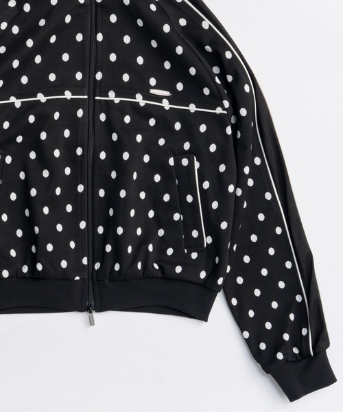 MAISON SPECIAL(メゾンスペシャル)の「Jacquard Jersey Tops/ジャガードジャージトップス(ジャージ・レディース・グリーン/グレー/ブラック・FREE)」の19枚目の写真