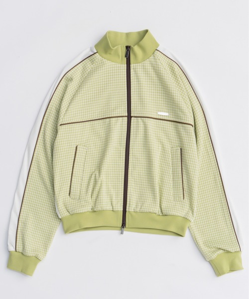 MAISON SPECIAL(メゾンスペシャル)の「Jacquard Jersey Tops/ジャガードジャージトップス(ジャージ・レディース・グリーン/グレー/ブラック・FREE)」の15枚目の写真