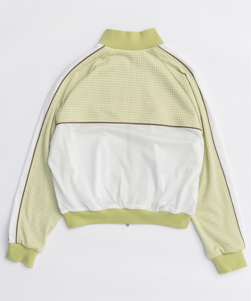 MAISON SPECIAL(メゾンスペシャル)の「Jacquard Jersey Tops/ジャガードジャージトップス(ジャージ・レディース・グリーン/グレー/ブラック・FREE)」の16枚目の写真