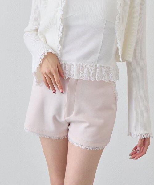 OLIVE des OLIVE（オリーブデオリーブ）の「ダンボールショートパンツ（その他パンツ・レディース・トップグレー/ピンク/ブラック・FREE）」の12枚目の写真